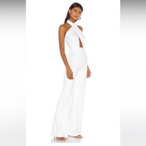 New white jumpsuit Amanda Uprichar